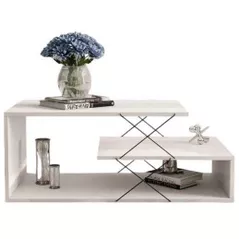 Măsuţă cafea Trendy Cayenne, Alb 100x40x50cm