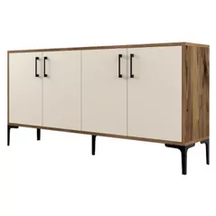 Casetieră Trendy Kiev 160, Nuc, Smantana 160x78x35cm