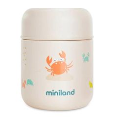 Термос для пищи Miniland 89643 Termos compact alimente solide 280ml Mini Crab
