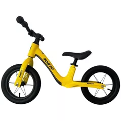 Bicicletă Richi J1R4/10 (528065) Bicicleta 12" galbena, fara pedale (918)