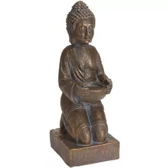Декор H&S 41630 Будда на коленях 42.5cm золото