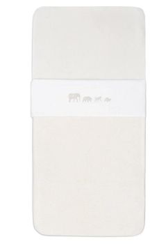 Детское постельное белье Jollein 008-524-67044 Cearsaf pentru patut Animals Nougat, 120x150cm