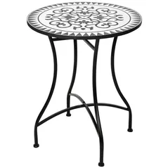 Mobilier pentru grădină ProGarden 55309 Bistro Mozaic, metal si piatra, D60cmX71cm
