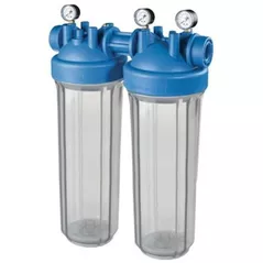 Корпус для аквафильтра ATLAS Filtri Filtru DP 20 BB duo 1" Big transparent