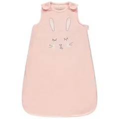 Lenjerie de pat pentru copii Premaman PCHUC7-ROC-T01 Sac de dormit fara maneci Velour Lapin
