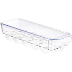 Контейнер для хранения пищи Idea М1582 Organizer bucatarie pentru oua 10х30х7,5cm cu capac