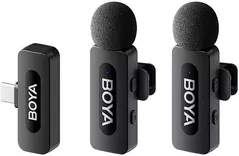 Микрофон Boya BY-V20 V2, Type-C Jack, Black