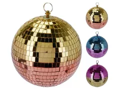 Новогодний декор Promstore 56442 Glob pentru brad Disco, 180mm, irizat