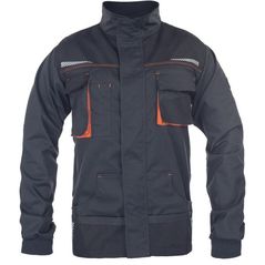 Îmbrăcăminte de lucru Cerva 03510066G30XX Куртка EMERTON STRETCH Серый/Оранжевый (54)