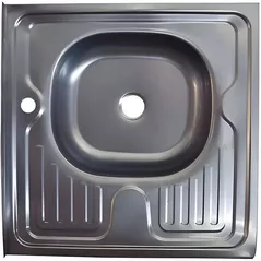 Chiuvetă bucătărie Asil 29193 pentru masa 600х600 h=100mm -0,4 inox, "Asil" (dreapta)