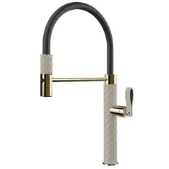 Bateria bucătărie Gessi 60922-434 Crème/Brass PVD