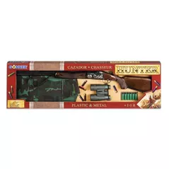 Игрушечное оружие Gonher 617/0 Set pusca Hunter, vesta, binoclu, 53271