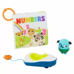 Jucărie de baie Battat BX2371Z Carte pentru baie si barca cu pulverizator, 1972D