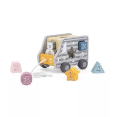 Игрушка каталка miscellaneous 8891 Jucarie-sorter cu siret Camion cu cifre si forme 44041