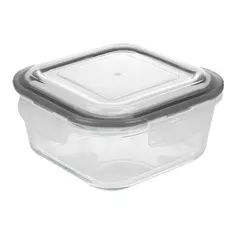 Контейнер для хранения пищи Axentia 137265 Vas din sticla 500ml cu capac din silicon