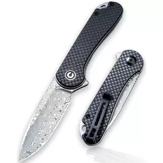 Нож походный Civivi C907DS Elementum, G10 fibră de carbon, Liner Lock