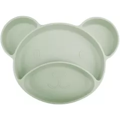 Посуда для кормления Canpol 51/401 Gre Силиконовая Тарелка На Присоске Bear