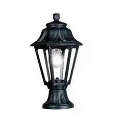 Aplică exterior Fumagalli MIKROLOT/ANNA 60 W Negru