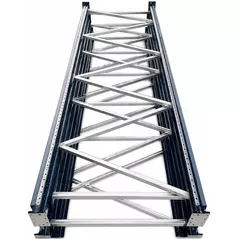 Cтеллаж складской Technoworker Комплект ножек для больших полок M2 9.5x400 (2 мм), синий