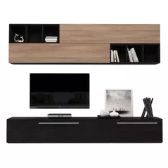 Set mobilă living Indart Livingul Kubo 16 (270x43x210)