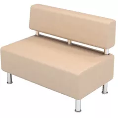 Scaun de birou Tisam Диван офисный 1-местный (кожзам) 1100х650х800 (59697)