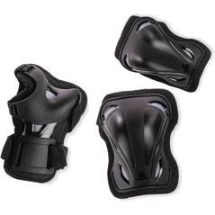 Echipament de protecție Rollerblade 069P0200741 Skate Gear Junior 3 Pack Black XXXS