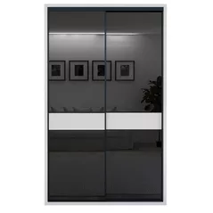 Dulap Bayro Murano 1400x2300x600 белый, купе