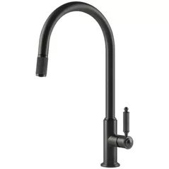 Bateria bucătărie Gessi 60622-707 Venti20 Black Metal Brushed PVD