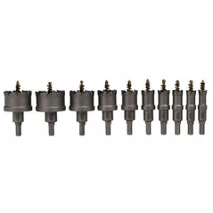 Set de tubulare, bite, duze Kraft&Dele Набор коронок по металлу KD10061