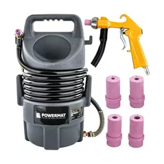 Пневмопистолет Powermat PM-PIA-10T Пескоструйный аппарат 4/5/6/7mm 8bar 10L