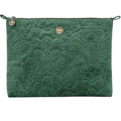Geantă de toaletă/de cosmetice Pip Studio 51.274.176 Charly Cosmetic Flat Pouch Large Velvet Quiltey Days Green Green