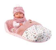 Păpușă Llorens LL 73826 Nica Recien Nacida Saquito Rosa 40см