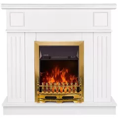 Камин электрический ArtFlame Marina nut & Gala gold