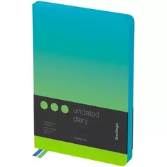 Carnet Berlingo RL299179 Agenda nedatata Radiance A5, 136 foi, albastru