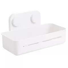Аксессуар для ванной Axentia 136362 Raft dublu cu ventuze din plastic, alb
