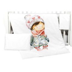 Lenjerie de pat pentru copii PernaMea Set lenjerie 3 piese Premium Little Girl (PM.100469/5)
