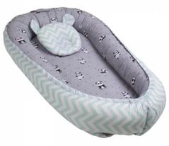 Гнездо для новорожденных PernaMea Babynest Panda Turcoaz (PM.100927/3)