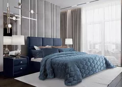 Textile de casă Askona Декоративный плед + 2 подушки Leao Blue