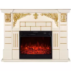 Камин электрический ArtFlame Imperial & Mirabella, 1110x1450x380 mm, Vanilie