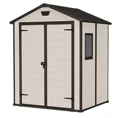 Садовый сарай Keter 56116 Casuta de gradina Manor 6x5 DD 185x152x226cm, bej