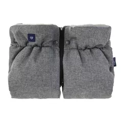 Аксессуар для колясок Zaffiro Муфта wool premium 38 x 26 cm Grey wool premium + melange grey