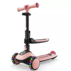 Самокат KinderKraft KRHALL02PNK0000 2-in-1 Halley 2 pink