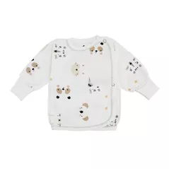 Haine pentru copii Minikin 242810162 Happy Baby Распашонка мордочки 1-3мес (62см)