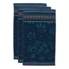 Prosop Pip Studio 325888 Jasmin Jacquard towel 30x50 Dark Blue