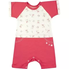 Детская одежда Veres 111.75.74 Песочник Little bear Pink(кулир) р.74