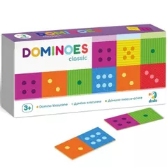 Joc educativ de masă Dodo 300225 Domino clasic, 28 cărți