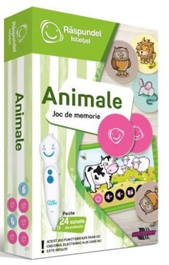 Настольная игра Raspundel Istetel 19580 Joc Memory Game Animals RO