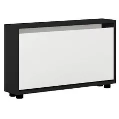 Raft pentru încălțăminte Mobildor-Lux Leo Slim 70x16x47H cm Anthracite/White