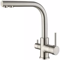 Bateria bucătărie Helika-AquaSanita 2663L-002 AKVADUO LONG Steel