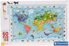 Puzzle Clementoni 60 MAXI: Harta naturii sălbatice, 2025 (26072)